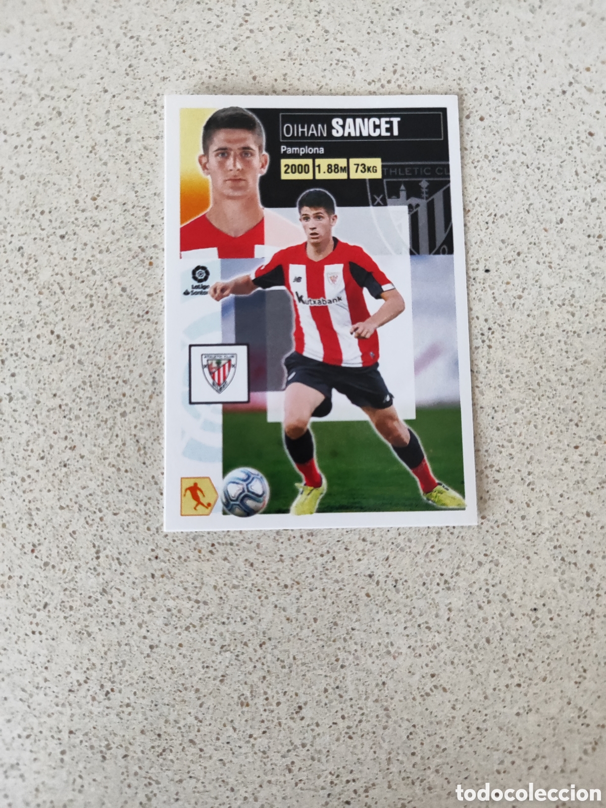 Cromos de f&uacute;tbol: CROMO SANCET ATHLETIC CLUB DE BILBAO N&Uacute;MERO 13. LIGA ESTE 20/21