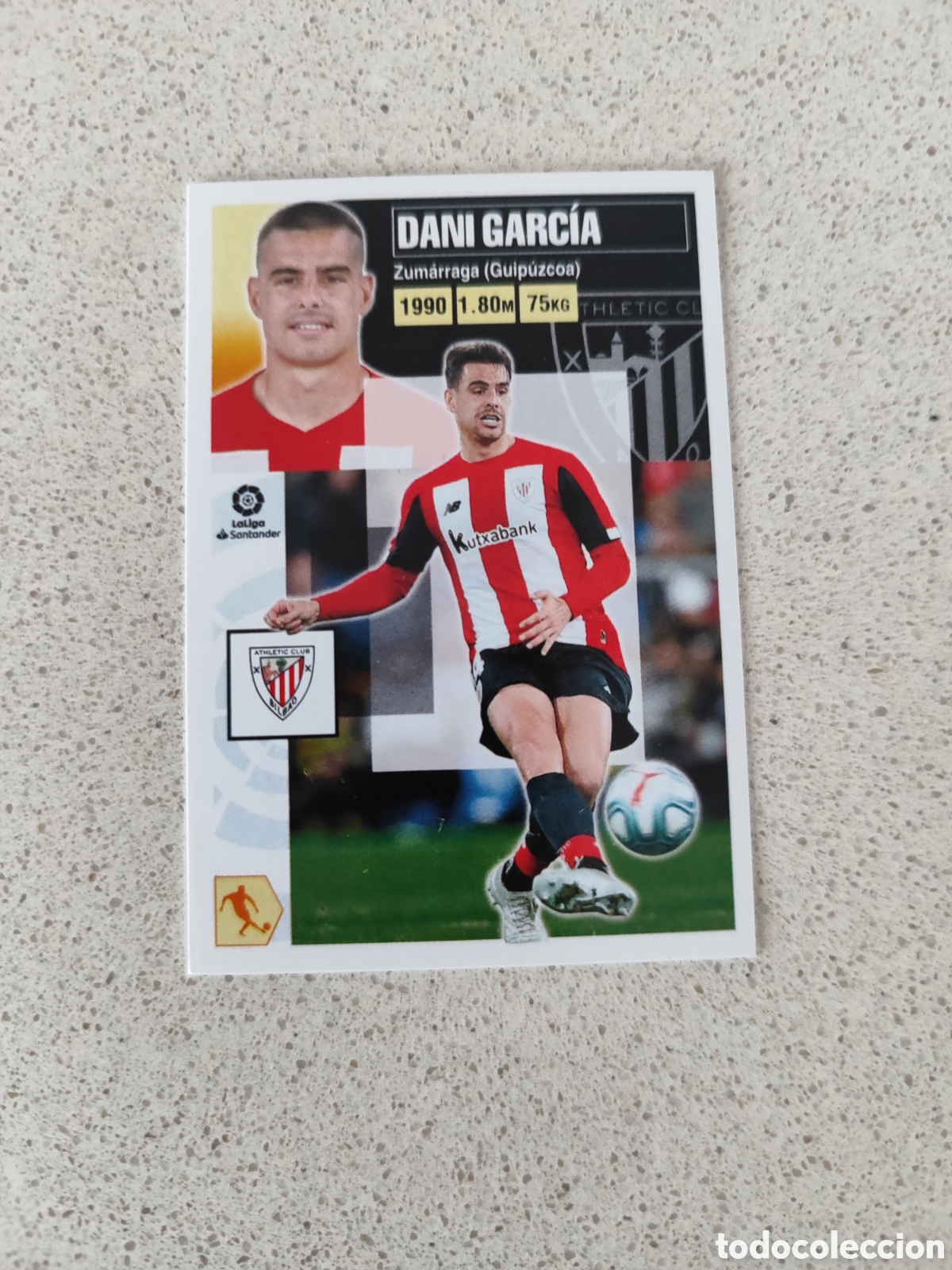Cromos de f&uacute;tbol: CROMO DANI GARC&Iacute;A ATHLETIC CLUB DE BILBAO N&Uacute;MERO 10. LIGA ESTE 20/21