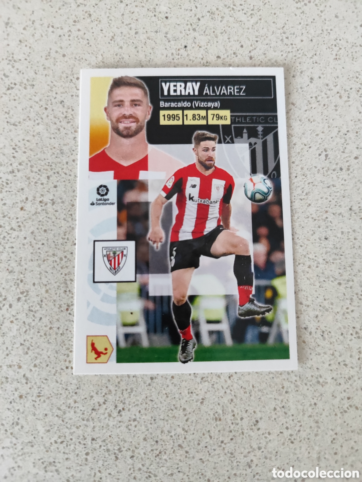 Cromos de f&uacute;tbol: CROMO YERAY ATHLETIC CLUB DE BILBAO N&Uacute;MERO 8. LIGA ESTE 20/21