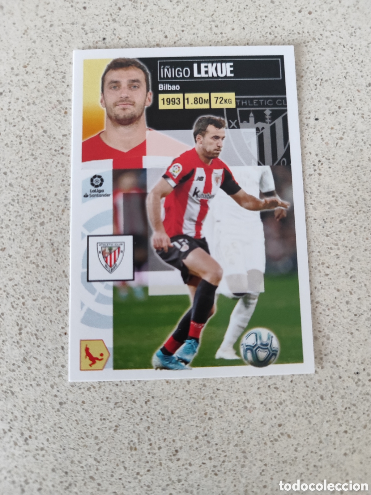 Cromos de f&uacute;tbol: CROMO LEKUE ATHLETIC CLUB DE BILBAO N&Uacute;MERO 4B. LIGA ESTE 20/21