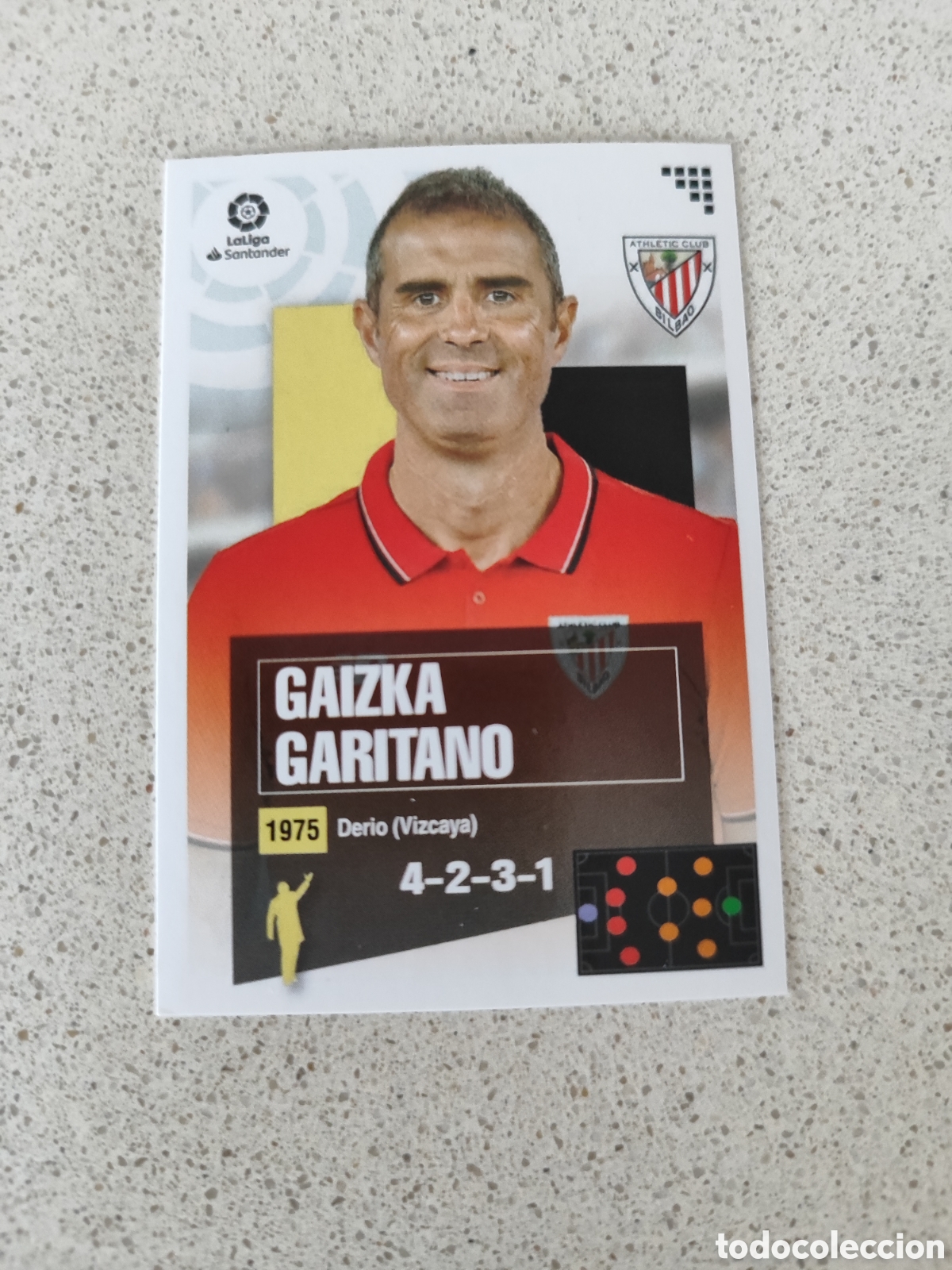 Cromos de f&uacute;tbol: CROMO GAIZKA GARITANO ATHLETIC CLUB DE BILBAO N&Uacute;MERO 1. LIGA ESTE 20/21