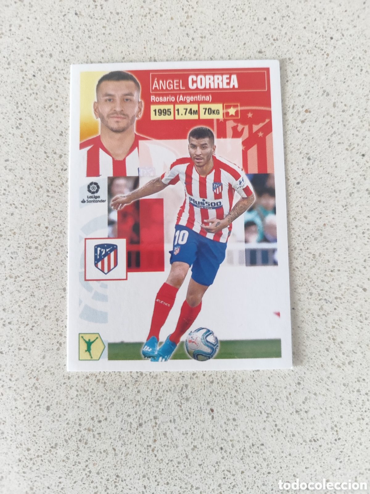 Cromos de f&uacute;tbol: CROMO CORREA ATL&Eacute;TICO DE MADRID NUMERO 16. LIGA ESTE 20/21