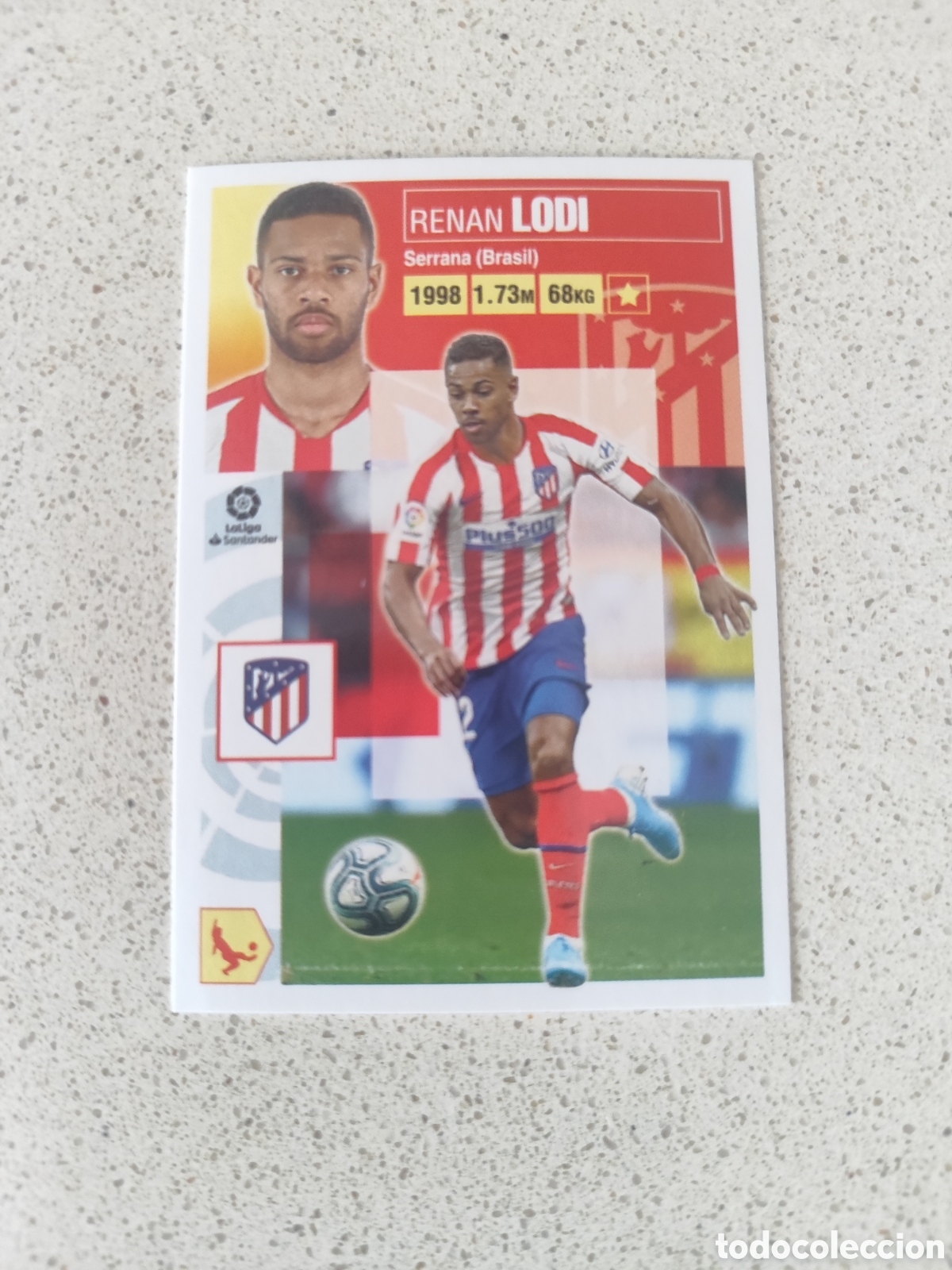 Cromos de f&uacute;tbol: CROMO LODI ATL&Eacute;TICO DE MADRID NUMERO 9. LIGA ESTE 20/21