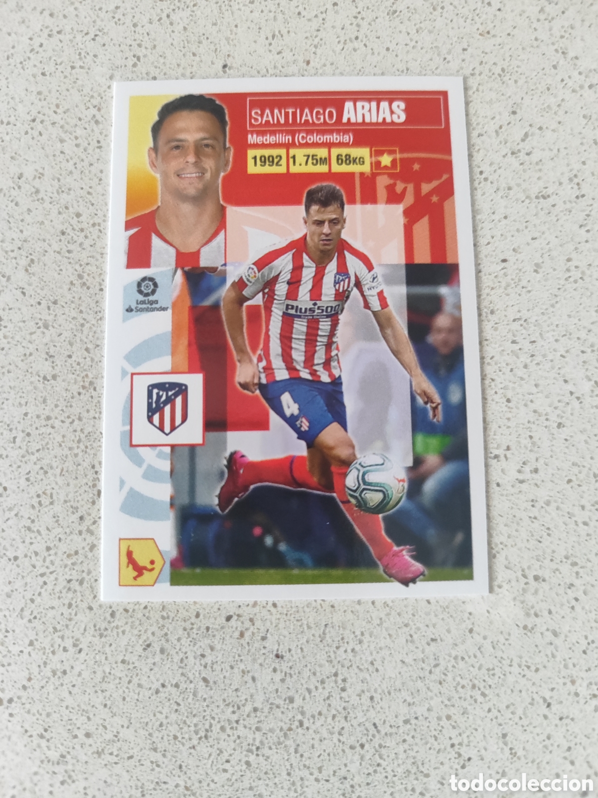Cromos de f&uacute;tbol: CROMO ARIAS ATL&Eacute;TICO DE MADRID NUMERO 8 A. LIGA ESTE 20/21