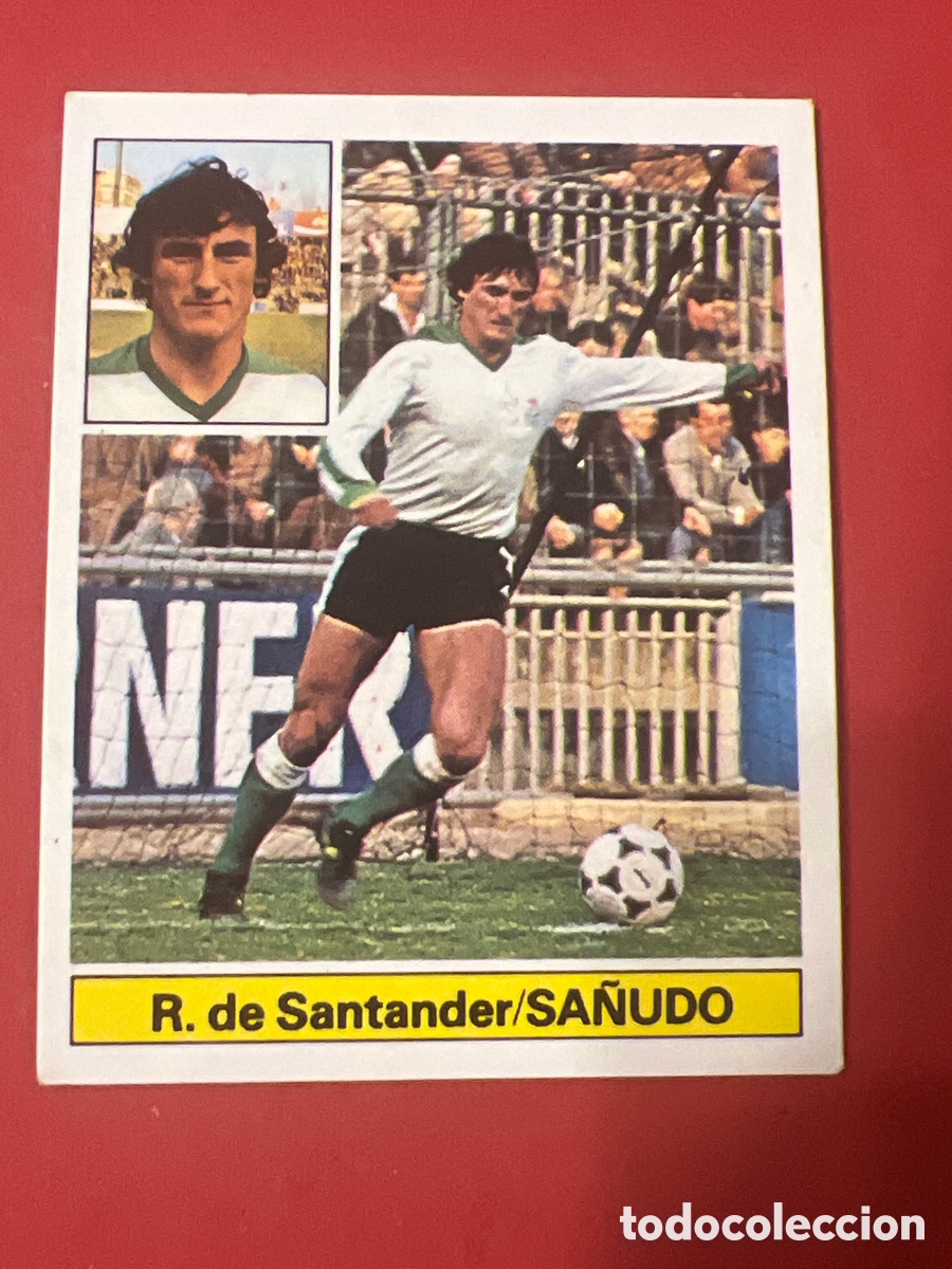 Fu&szlig;ball-Sticker: E425. SA&Ntilde;UDO RACING SANTANDER ED ESTE 1981 1982 CROMO FUTBOL LIGA 81 82 - SIN PEGAR