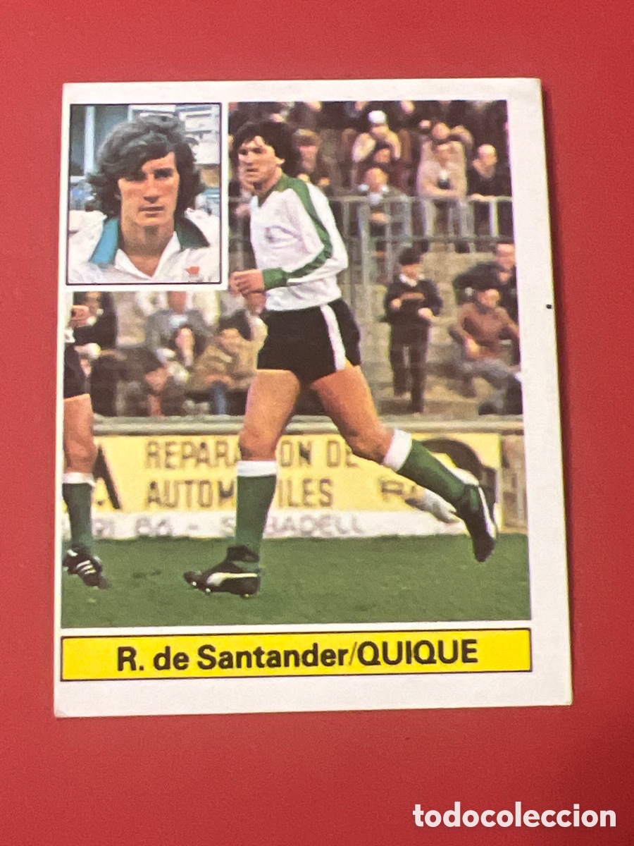 Figurine di Calcio: E452. QUIQUE RACING SANTANDER ED ESTE 1981 1982 CROMO FUTBOL LIGA 81 82 - SIN PEGAR
