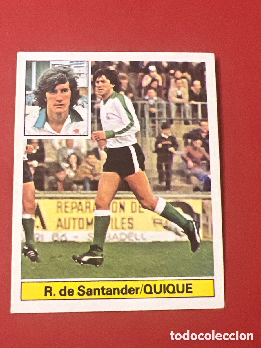 Figurine di Calcio: E455. QUIQUE RACING SANTANDER ED ESTE 1981 1982 CROMO FUTBOL LIGA 81 82 - SIN PEGAR