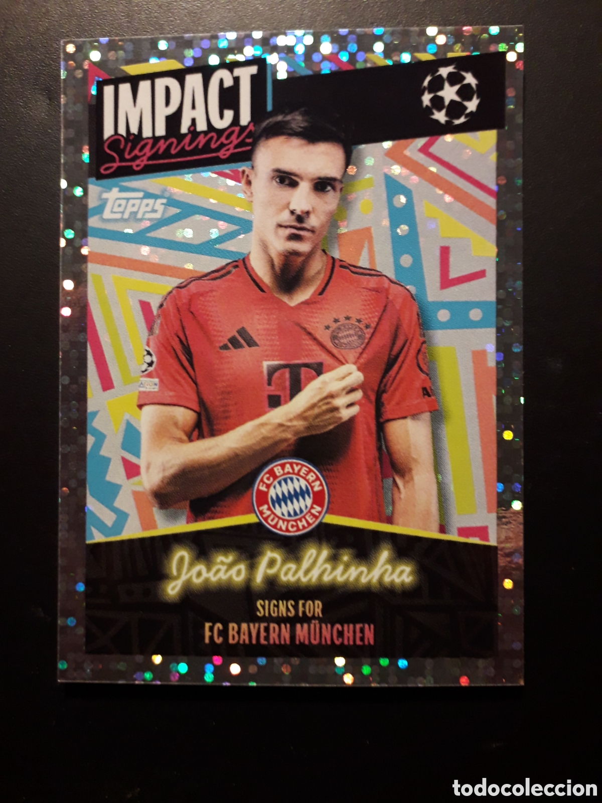 Football Stickers: PALHINHA BAYERN MUNICH IMPACT N&deg; 417 UEFA CHAMPIONS LEAGUE TOPPS 24 25 2024 2025 PEDIDO M&Iacute;NIMO 3&euro;