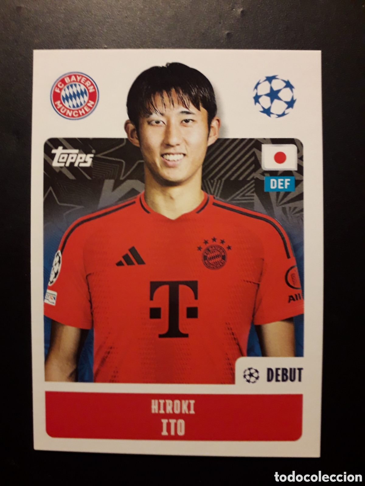 Football Stickers: ITO BAYERN MUNICH N&deg; 174 UEFA CHAMPIONS LEAGUE SEASON TOPPS 24 25 2024 2025 PEDIDO M&Iacute;NIMO 3&euro;