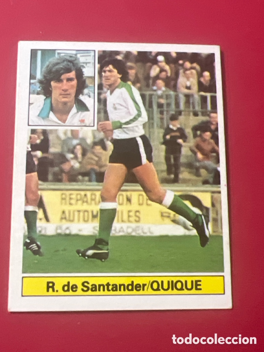 Figurine di Calcio: E470. QUIQUE RACING SANTANDER ED ESTE 1981 1982 CROMO FUTBOL LIGA 81 82 - SIN PEGAR
