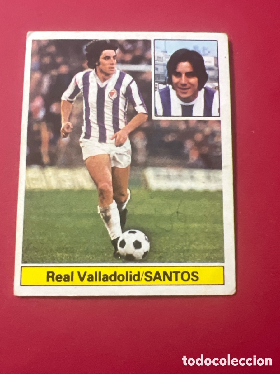 Cartes &agrave; collectionner de Football: E481. SANTOS REAL VALLADOLID LIGA ESTE 1981/82 81 82 NUNCA PEGADO SIN PEGAR