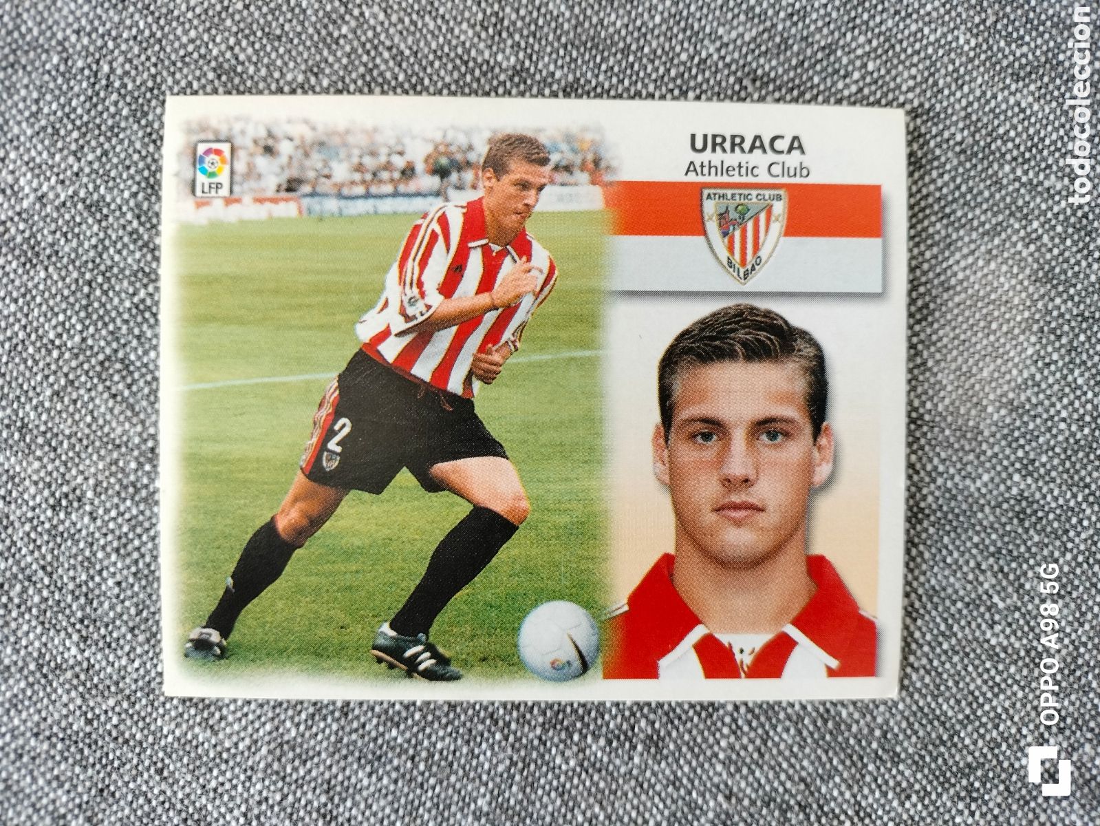 Cromos de f&uacute;tbol: Cromo fichaje 3 bis Urraca Athletic club de Bilbao ediciones Este liga temporada 1999 2000 99 00
