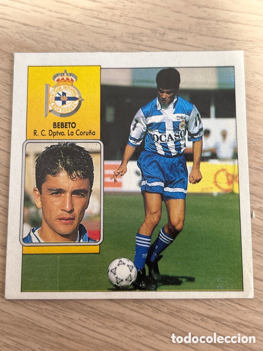 Cartes &agrave; collectionner de Football: BEBETO DEPORTIVO COLOCA LIGA ESTE 1992 1993 92 93 DESPEGADO