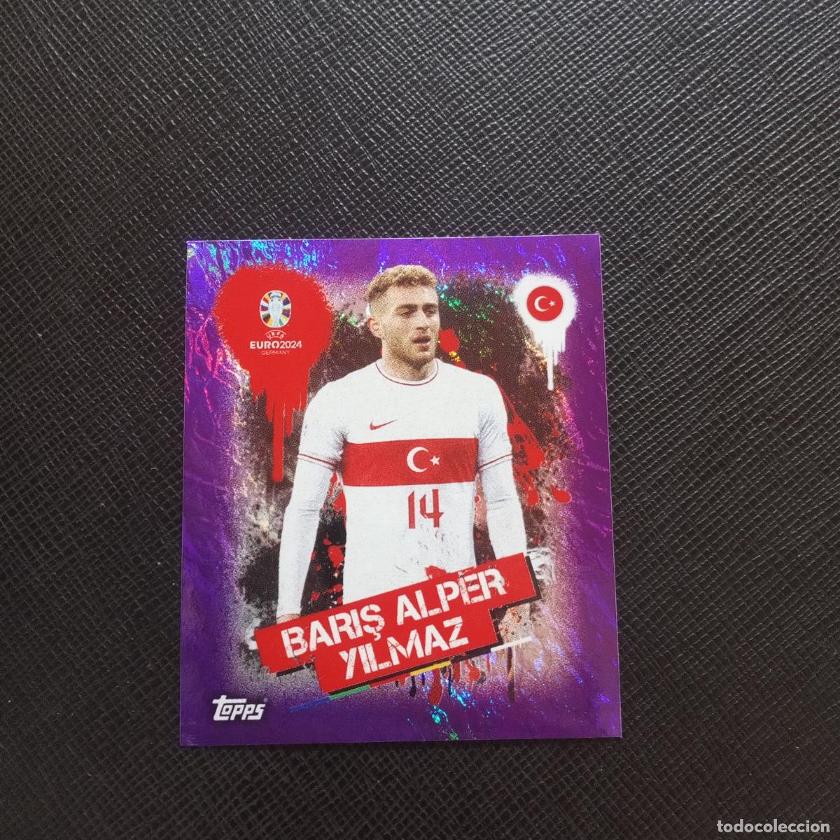 Cromos de Futebol: 3 YILMAZ TURQUIA TOPPS EUROCOPA ALEMANIA 2024 EURO 24 - SIN PEGAR - A178 PG451 PURPLE MORADO
