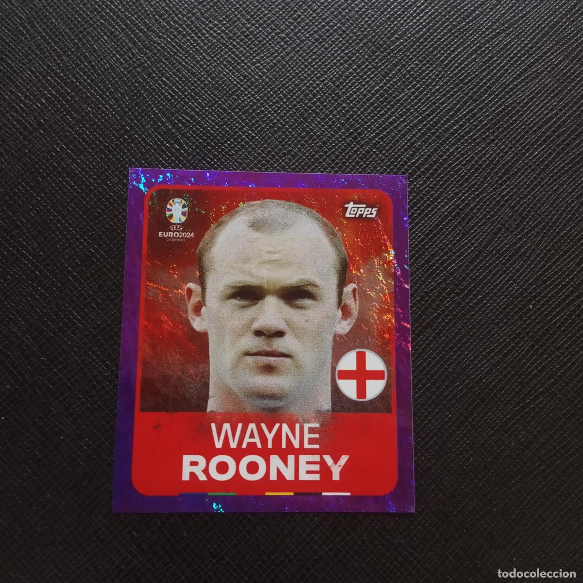 Cromos de Futebol: 3 LEG ROONEY INGLATERRA TOPPS EUROCOPA ALEMANIA 2024 EURO 24 - SIN PEGAR - A178 PG451 PURPLE MORADO