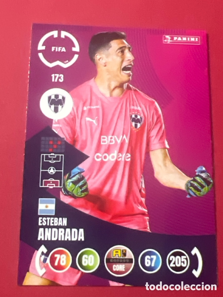 Cromos de Futebol: E558. ADRENALYN XL 2025 - FIFA CLUB WORLD CUP - ESTEBAN ANDRADA / MONTERREY 173