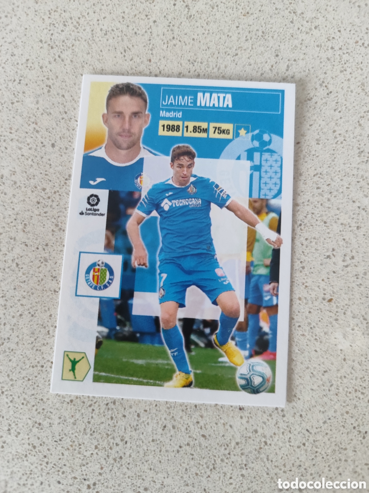 Cromos de Futebol: CROMO MATA GETAFE N&Uacute;MERO 18. LIGA ESTE 20/21.