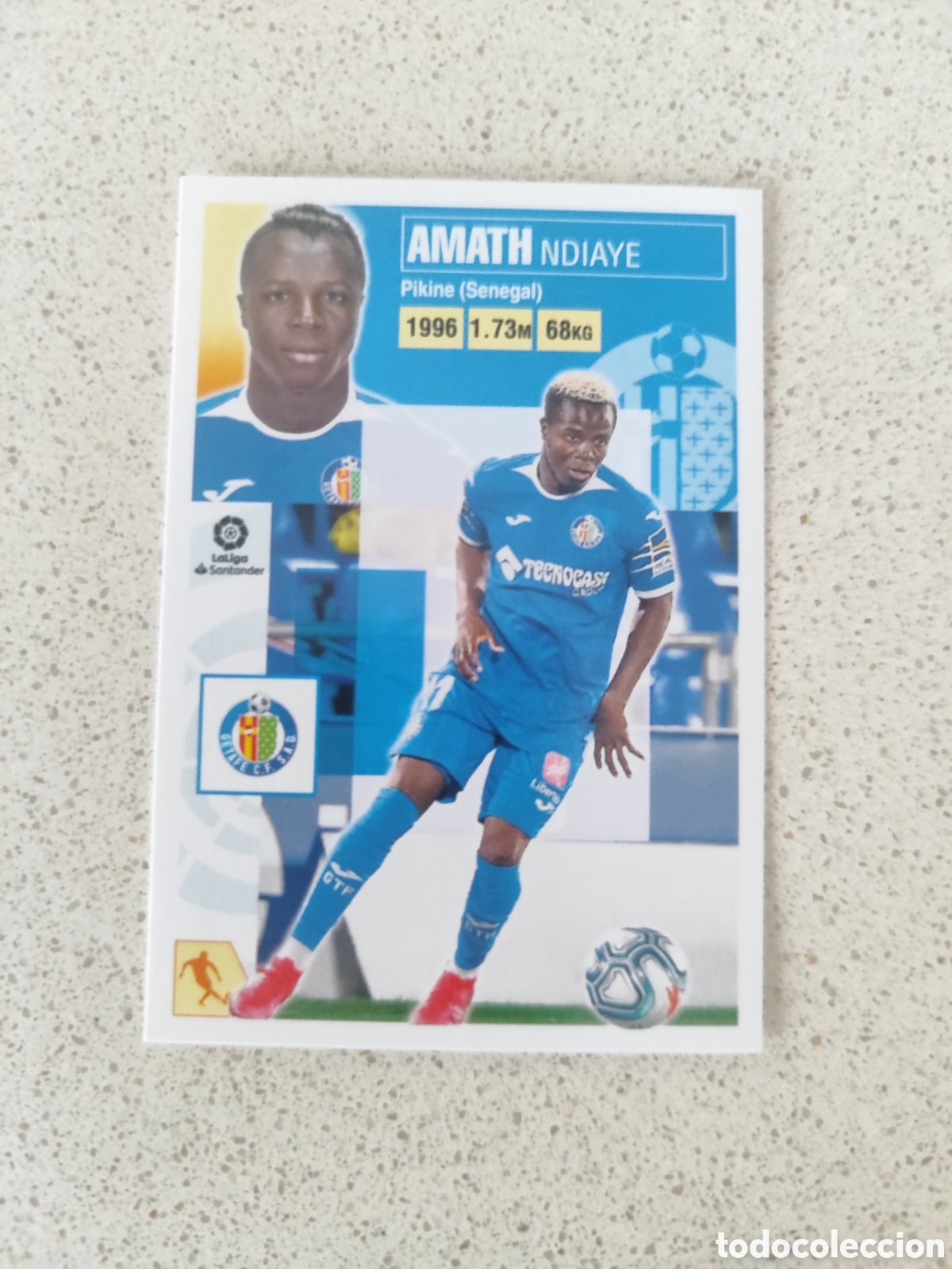 Football Stickers: CROMO AMATH GETAFE N&Uacute;MERO 14B. LIGA ESTE 20/21.