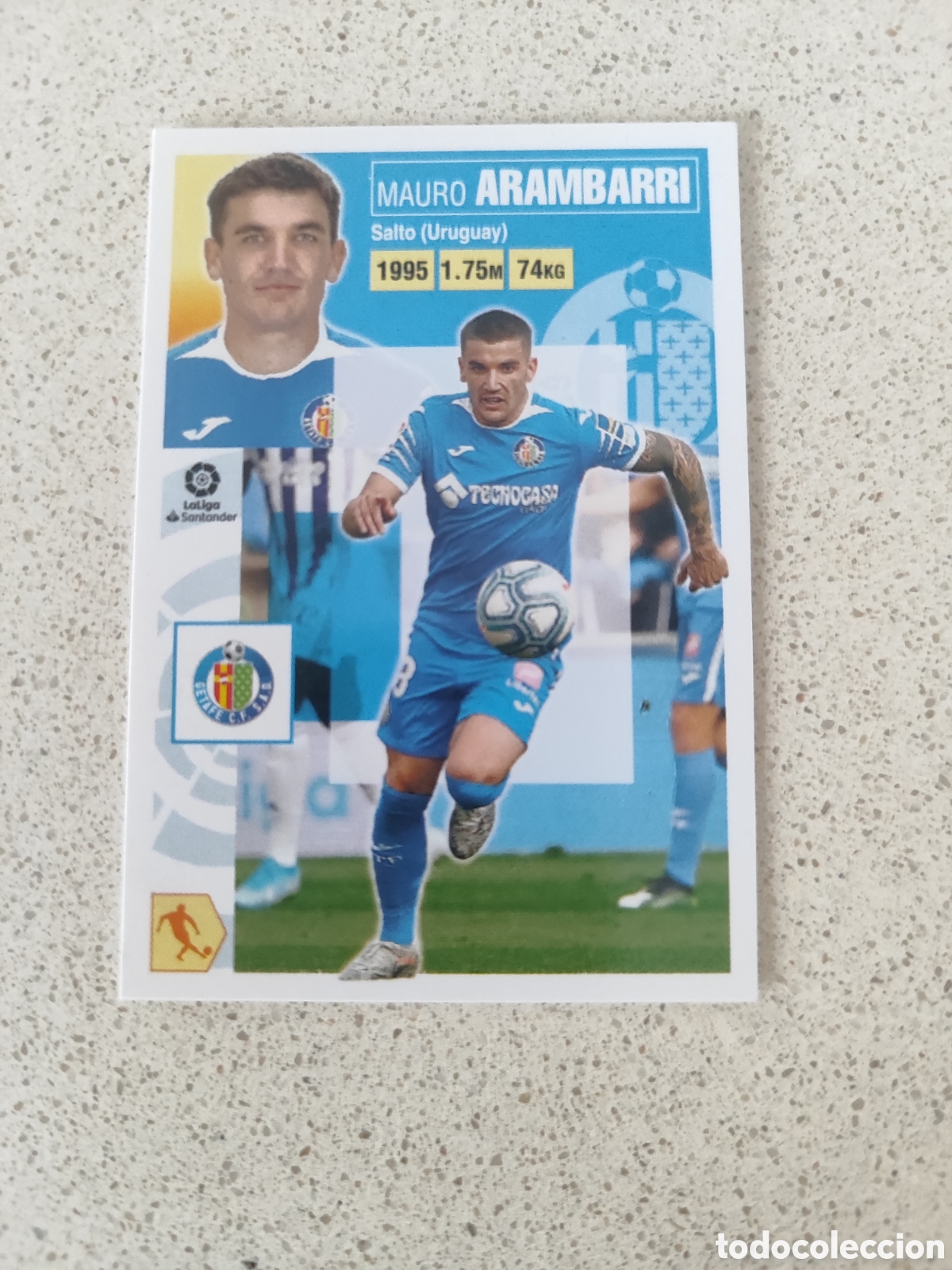 Football Stickers: CROMO ARAMBARRI GETAFE N&Uacute;MERO 12. LIGA ESTE 20/21.