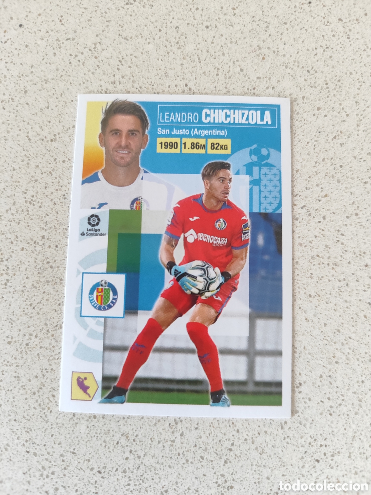 Football Stickers: CROMO CHICHIZOLA GETAFE N&Uacute;MERO 3. LIGA ESTE 20/21.