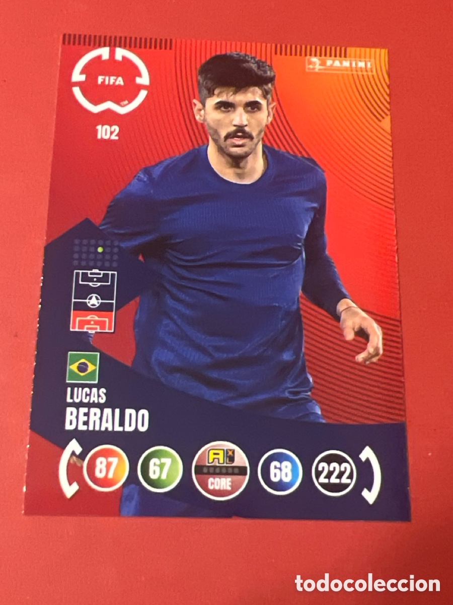 Fu&szlig;ball-Sticker: E572. ADRENALYN XL 2025 - FIFA CLUB WORLD CUP - LUCAS BERALDO / PARIS 102