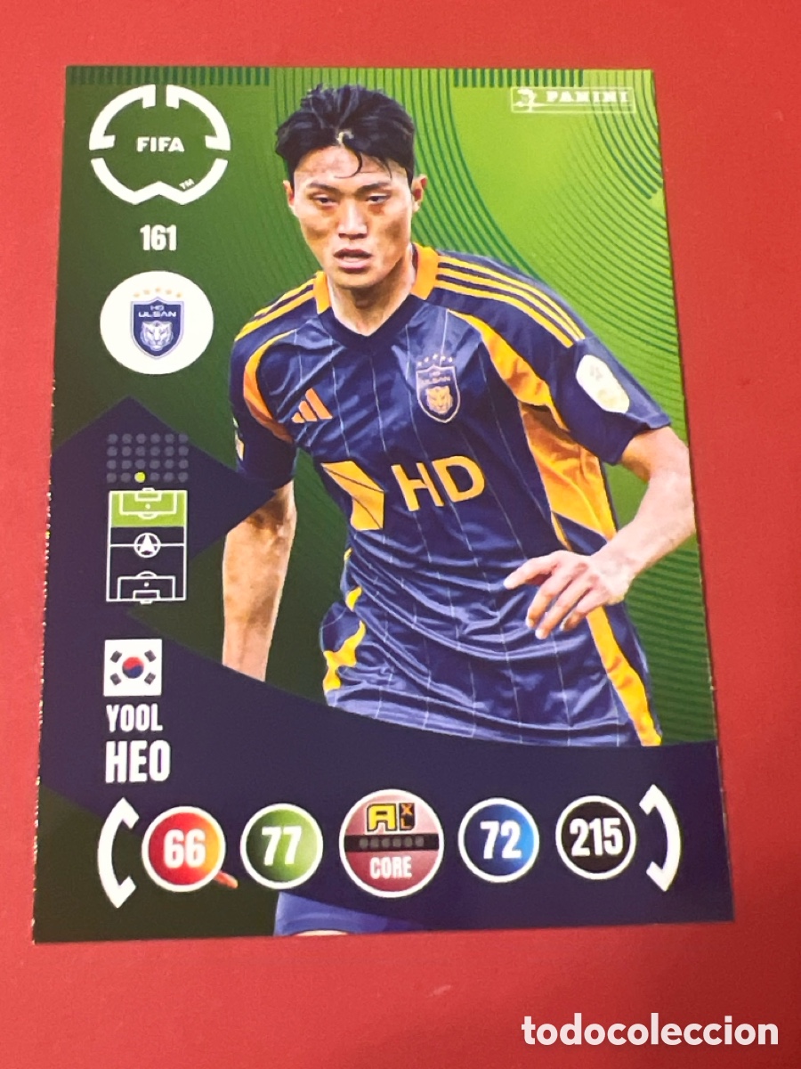 Fu&szlig;ball-Sticker: E574. 161 YOOL HEO (Ulsan) - Panini ADRENALYN XL FIFA World Cup Clubs 2025