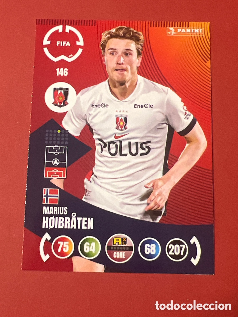 Fu&szlig;ball-Sticker: E584. ADRENALYN XL 2025 - FIFA CLUB WORLD CUP - MARIUS HOIBRATEN / URAWA RED DIAMONDS 146