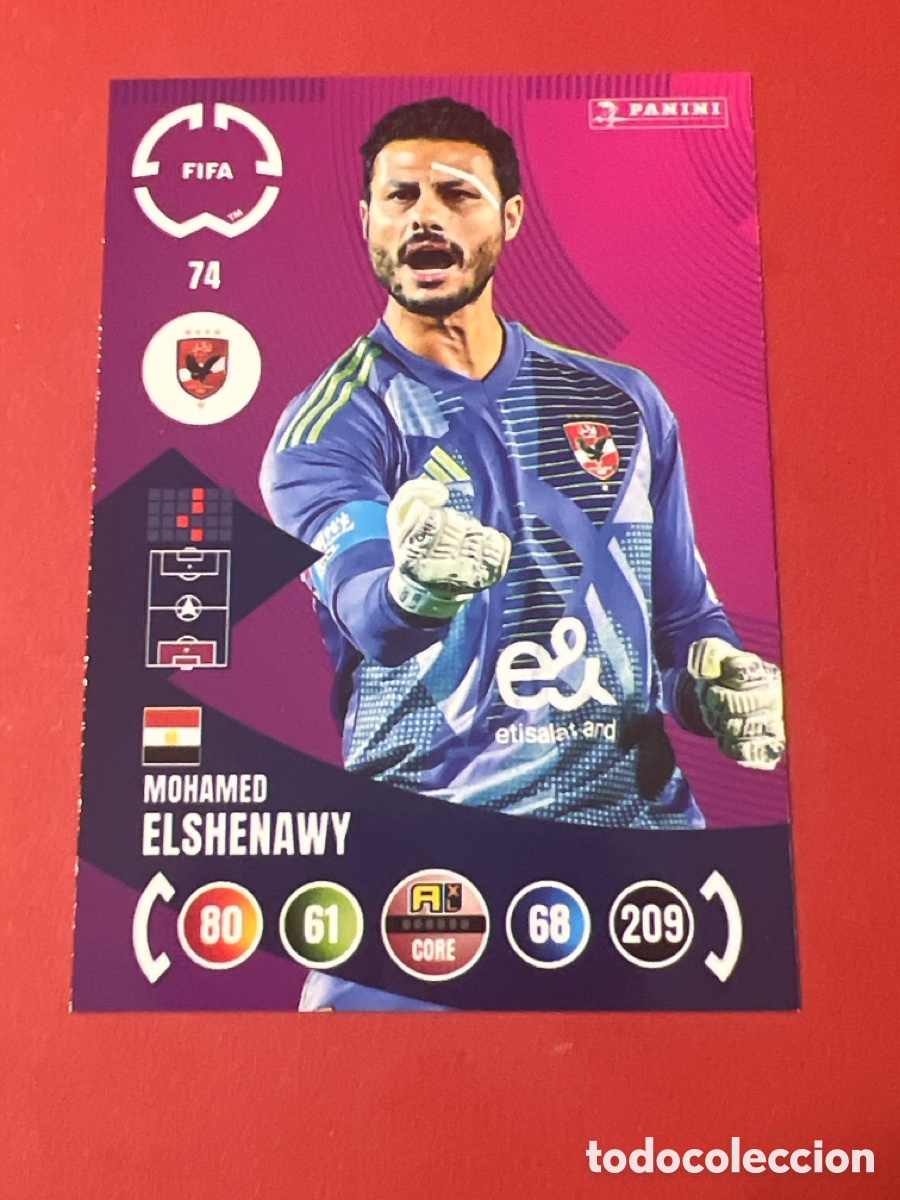 Figurine di Calcio: E586. ADRENALYN XL 2025 - FIFA CLUB WORLD CUP - MOHAMED ELSHENAWY / AL AHLY 74