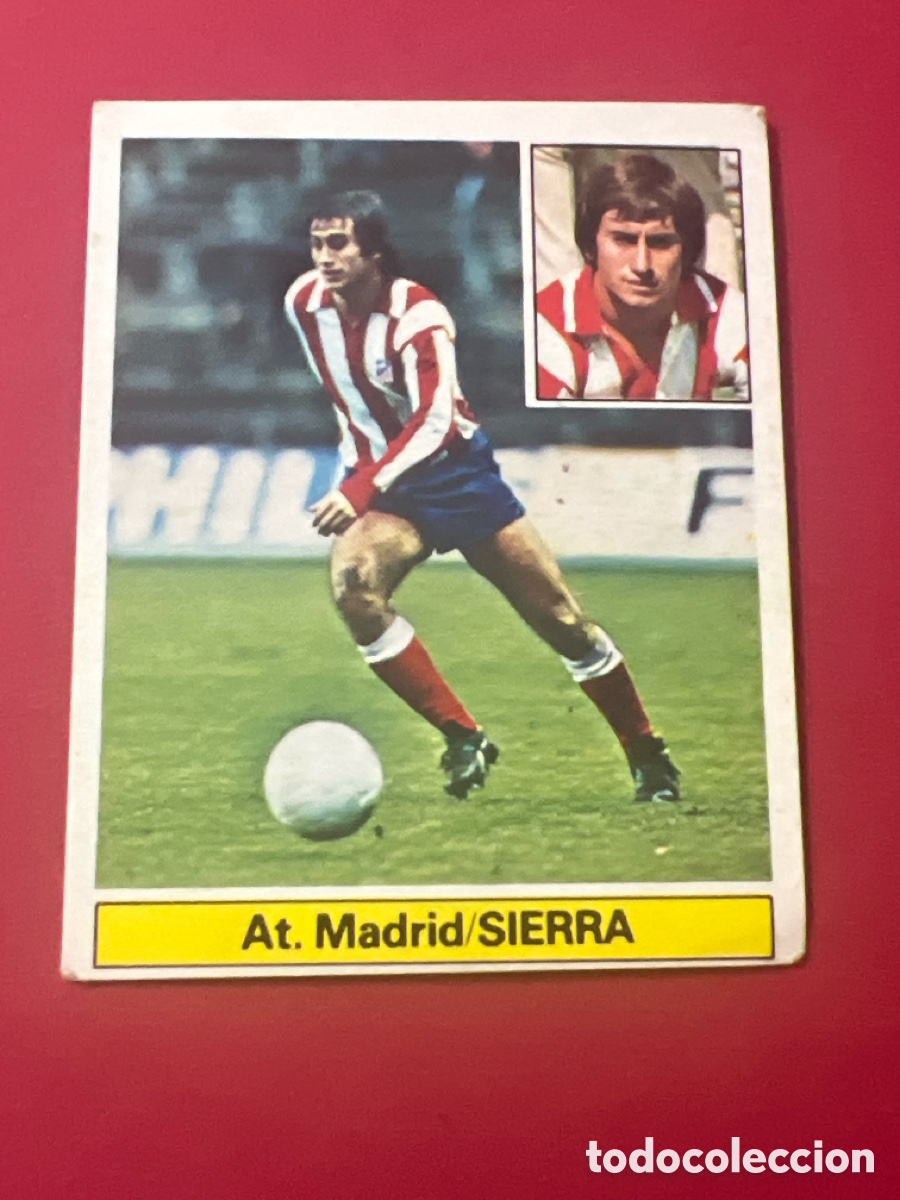 Cromos de F&uacute;tbol: E618. SIERRA ATLETICO DE MADRID LIGA ESTE 1981/82 81 82 NUNCA PEGADO SIN PEGAR