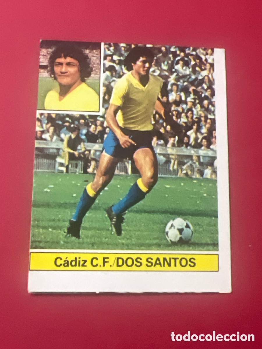 Fu&szlig;ball-Sticker: E7. DO SANTOS CADIZ ESTE 1981 1982 CROMO FUTBOL LIGA 81 82 - SIN PEGAR
