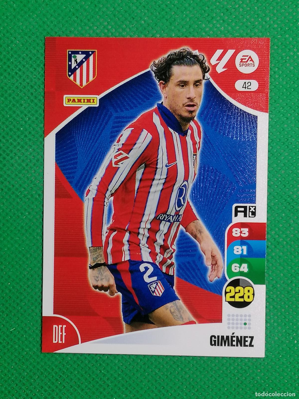 Fu&szlig;ball-Sticker: 42 GIMENEZ ATLETICO DE MADRID ⚽ PANINI LIGA ADRENALYN XL 2024 2025 24 25 ⚽