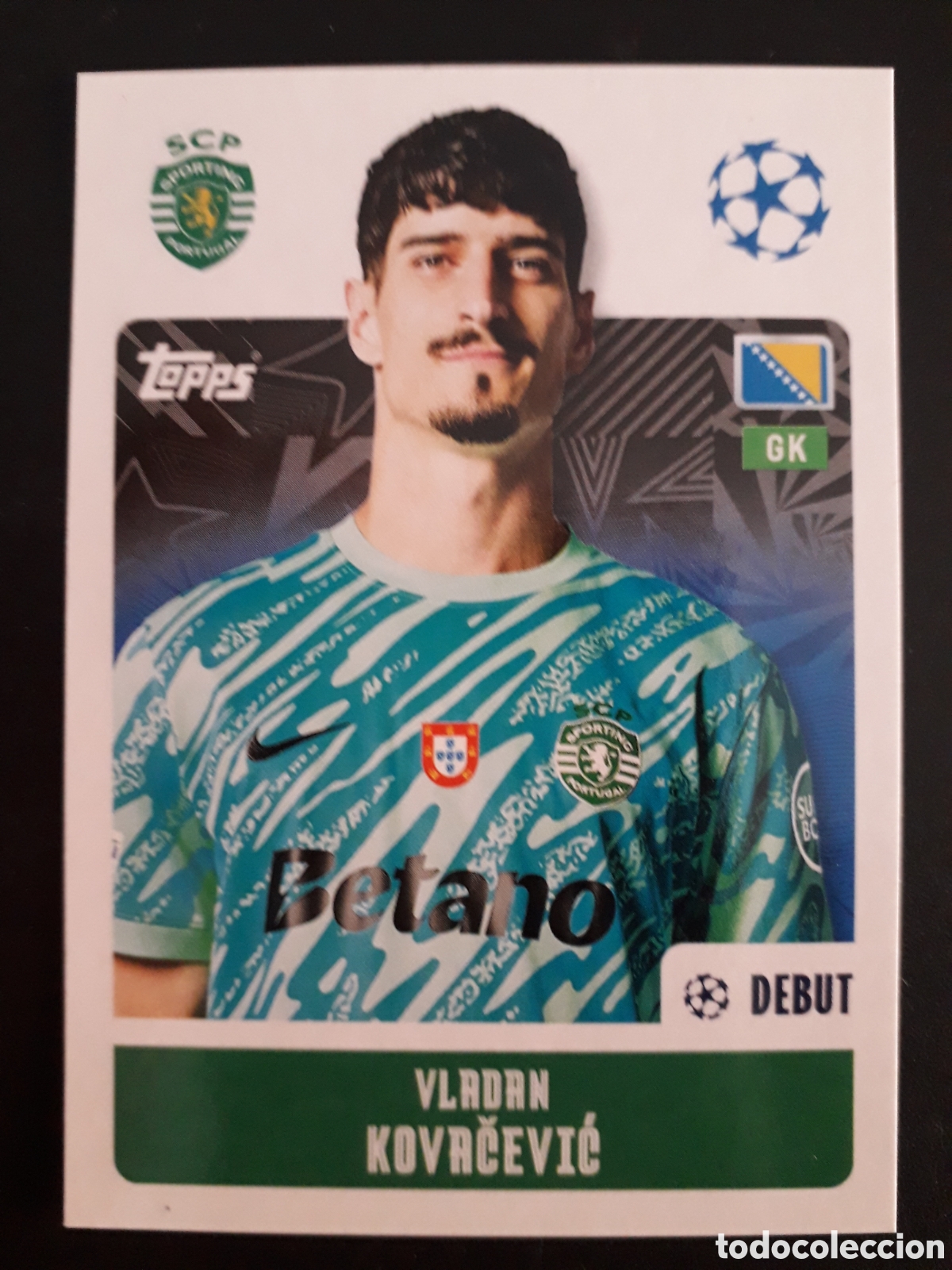 Cartes &agrave; collectionner de Football: KOVRČEVIĆ SPORTING PORTUGAL N&deg; 357 UEFA CHAMPIONS LEAGUE SEASON TOPPS 24 25 2024 2025 PEDIDO M&Iacute;NI 3&euro;