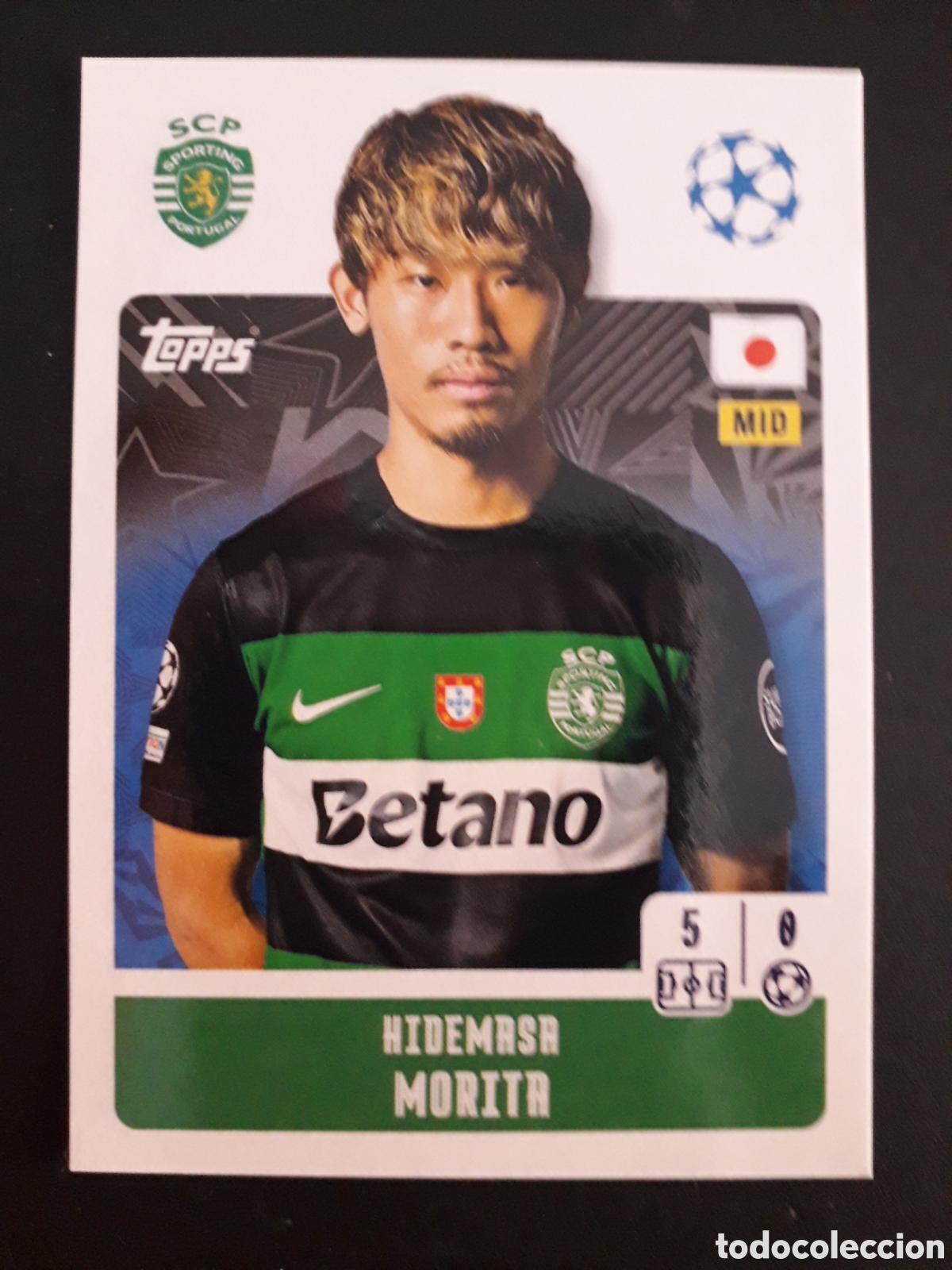 Cartes &agrave; collectionner de Football: MORITA SPORTING PORTUGAL N&deg; 362 UEFA CHAMPIONS LEAGUE SEASON TOPPS 24 25 2024 2025 PEDIDO M&Iacute;NIMO 3&euro;.