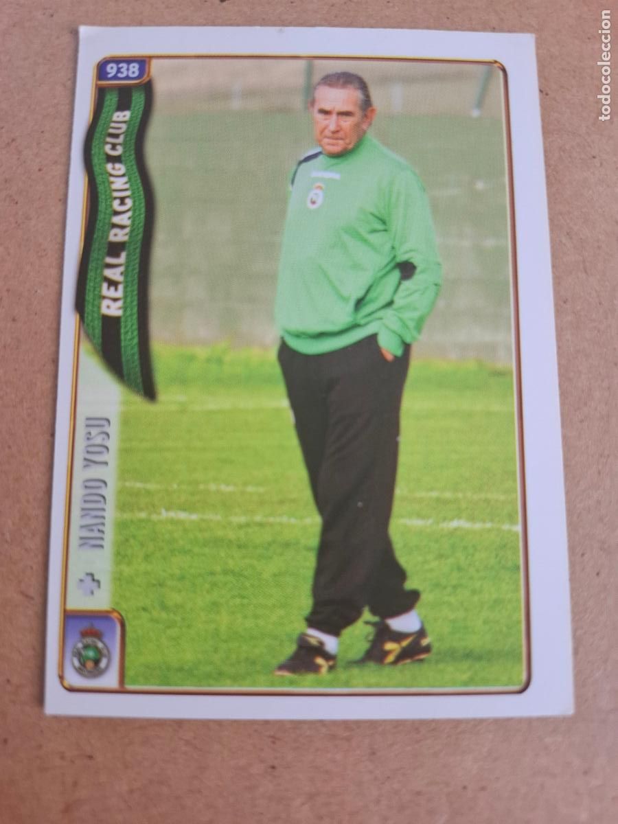 Figurine di Calcio: MUNDICROMO 2004 2005 04 05 - 938 NANDO YOSU - RACING SANTANDER