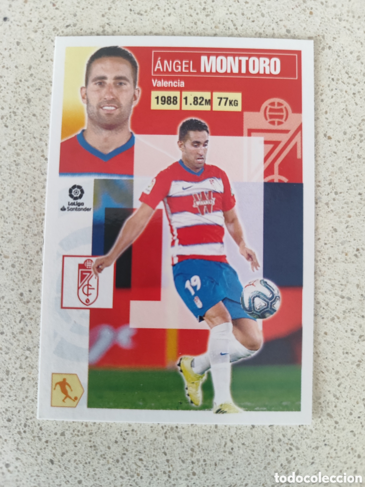 Football Stickers: CROMO MONTORO GRANADA N&Uacute;MERO 11. LIGA ESTE 20/21.