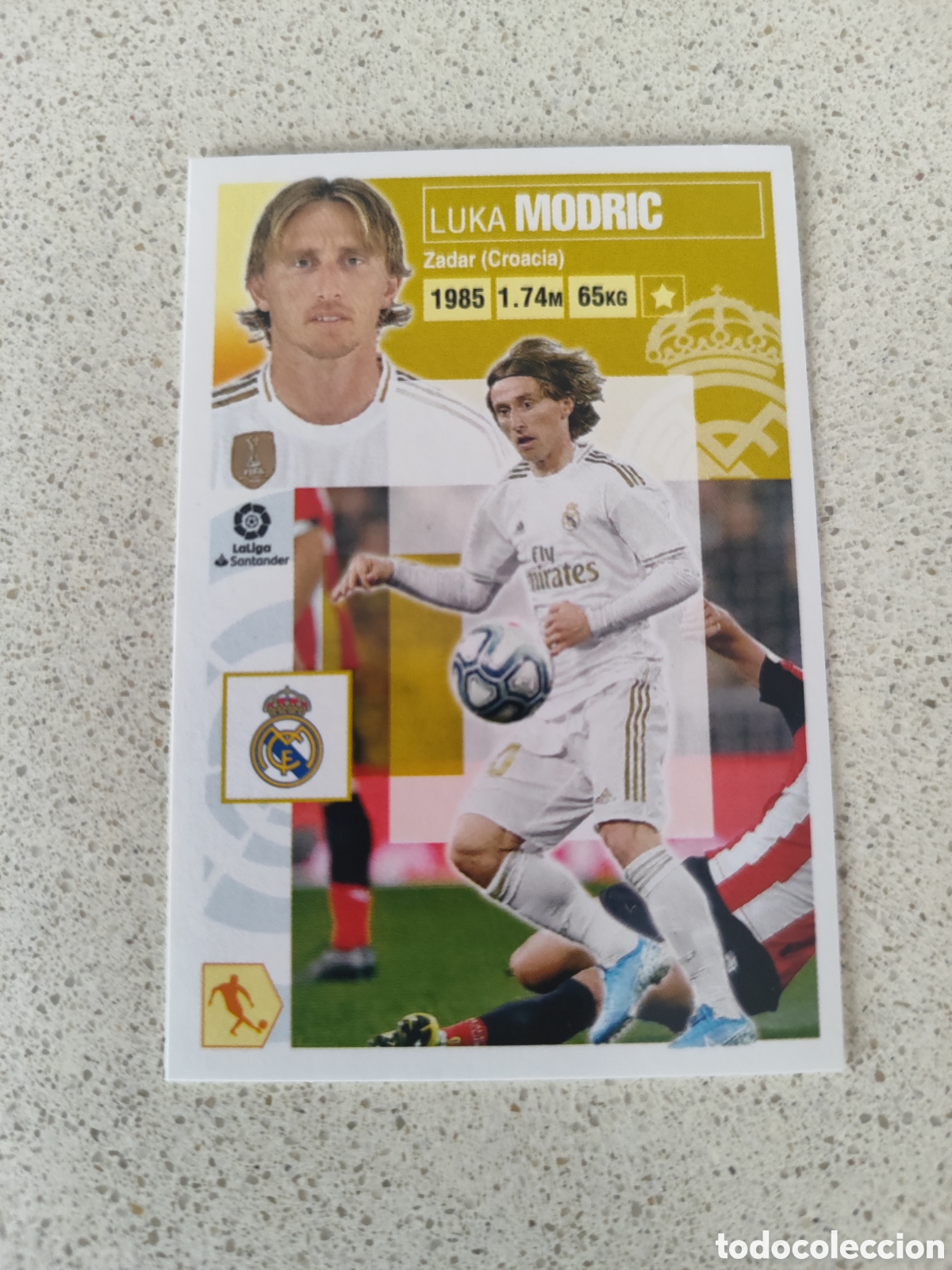 Cromos de F&uacute;tbol: CROMO MODRIC REAL MADRID N&Uacute;MERO 12. LIGA ESTE 20/21.