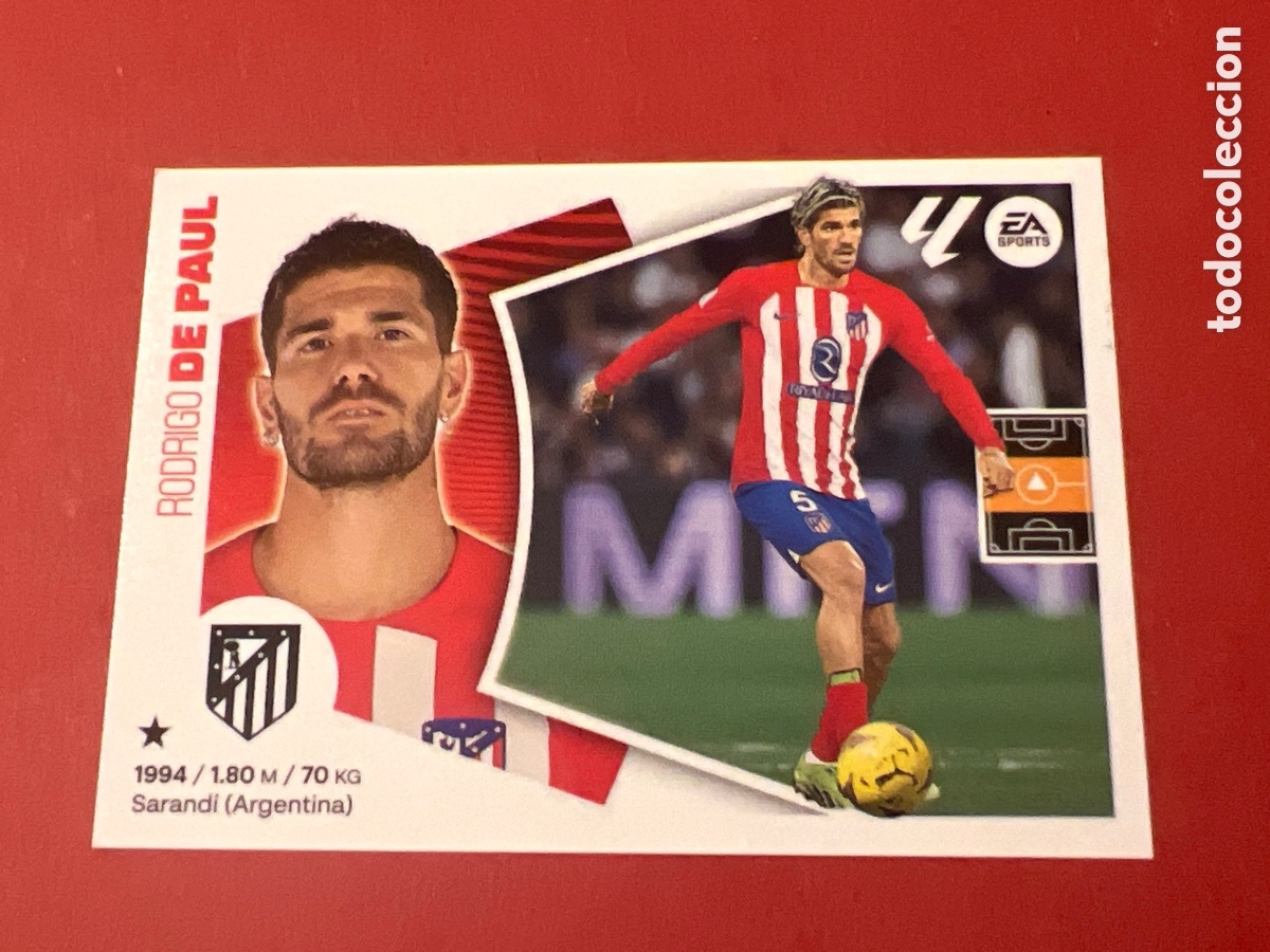 Figurine di Calcio: C1492. RODRIGO DE PAUL - ATLETICO MADRID N&ordm; 10 LIGA ESTE 2024 2025 - 24 25