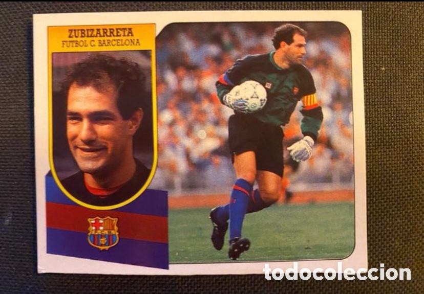 Cromos de f&uacute;tbol: Cromo Zubizarrera 91-92 - Foto 1