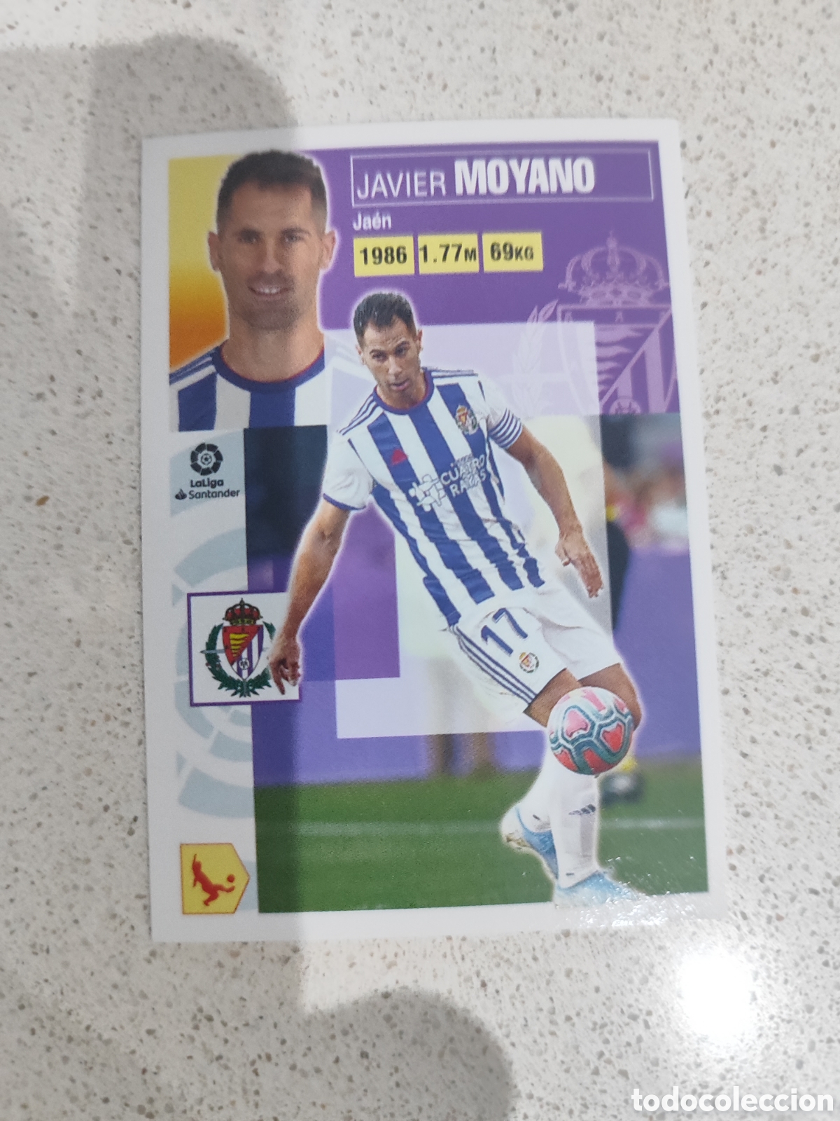 Figurine di Calcio: CROMO MOYANO VALLADOLID NUMERO 4 A. LIGA ESTE 20/21.