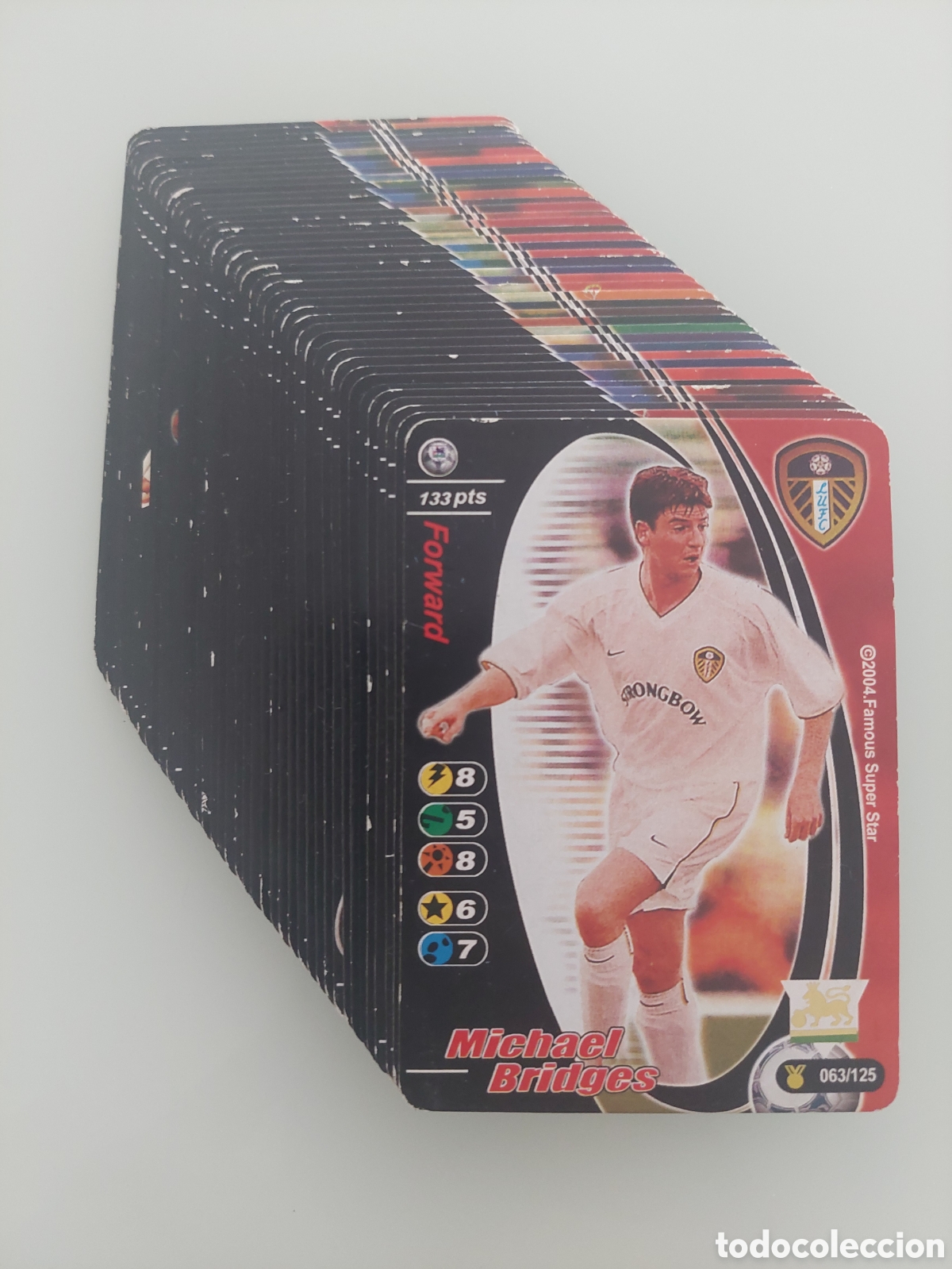 Cromos de f&uacute;tbol: Famous Superstar Lote de 42 Cards Futbol Premier Ligue