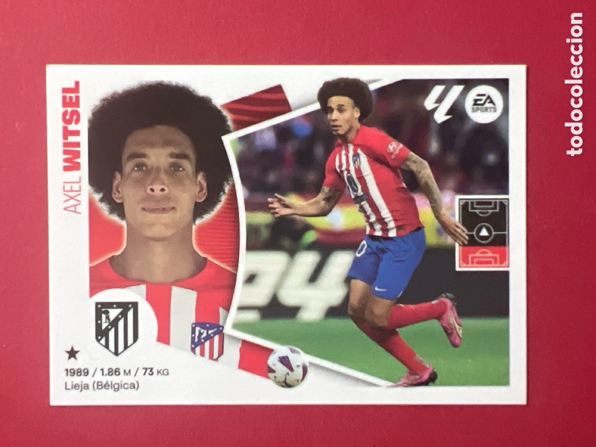 Fu&szlig;ball-Sticker: E703. N&ordm; 8 WITSEL ATLETICO MADRID LIGA ESTE 24 25 2024 2025 SIN PEGAR NUNCA PEGADO