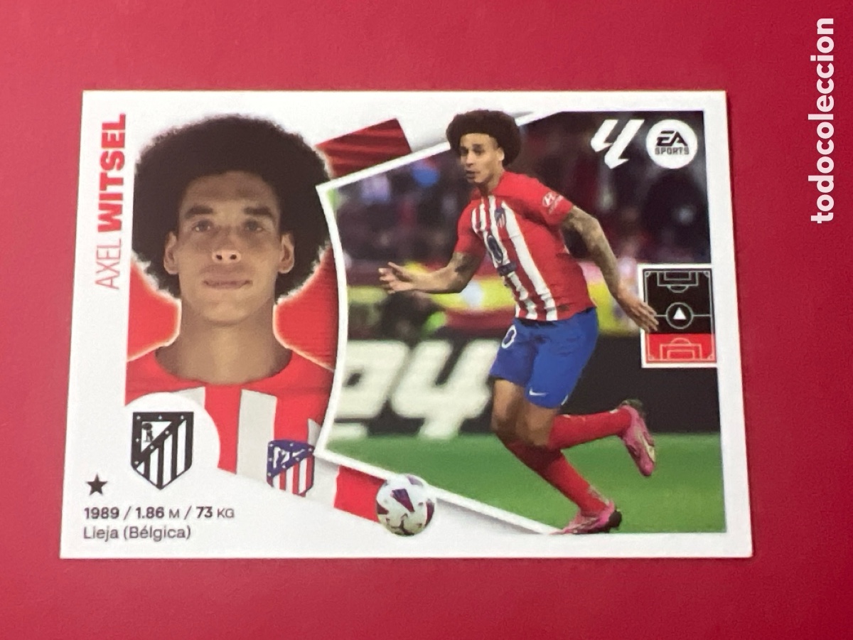 Fu&szlig;ball-Sticker: E704. N&ordm; 8 WITSEL ATLETICO MADRID LIGA ESTE 24 25 2024 2025 SIN PEGAR NUNCA PEGADO