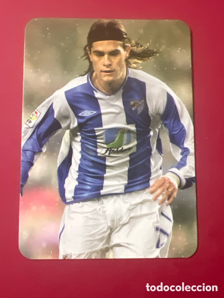 Fu&szlig;ball-Sticker: A1829. MIGUEL ANGEL - N&ordm; 270 - MALAGA C.F. - EL MEJOR 2005 - MUNDICROMO - LIGA 2005 / 2006.