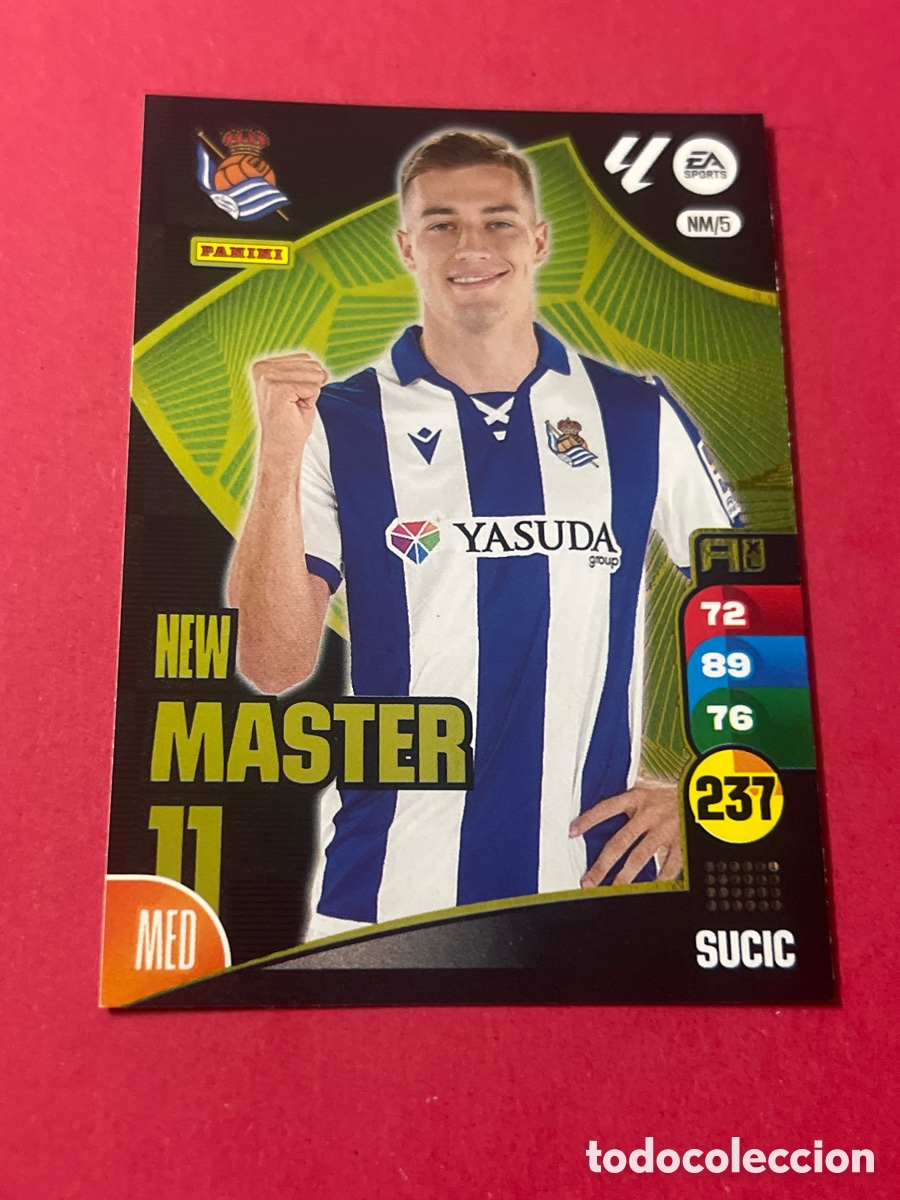 Cromos de Futebol: E751. SUCIC serie New m&aacute;ster NM/5 de la Real Sociedad cromo adrenalyn XL 24-25 2024-2025