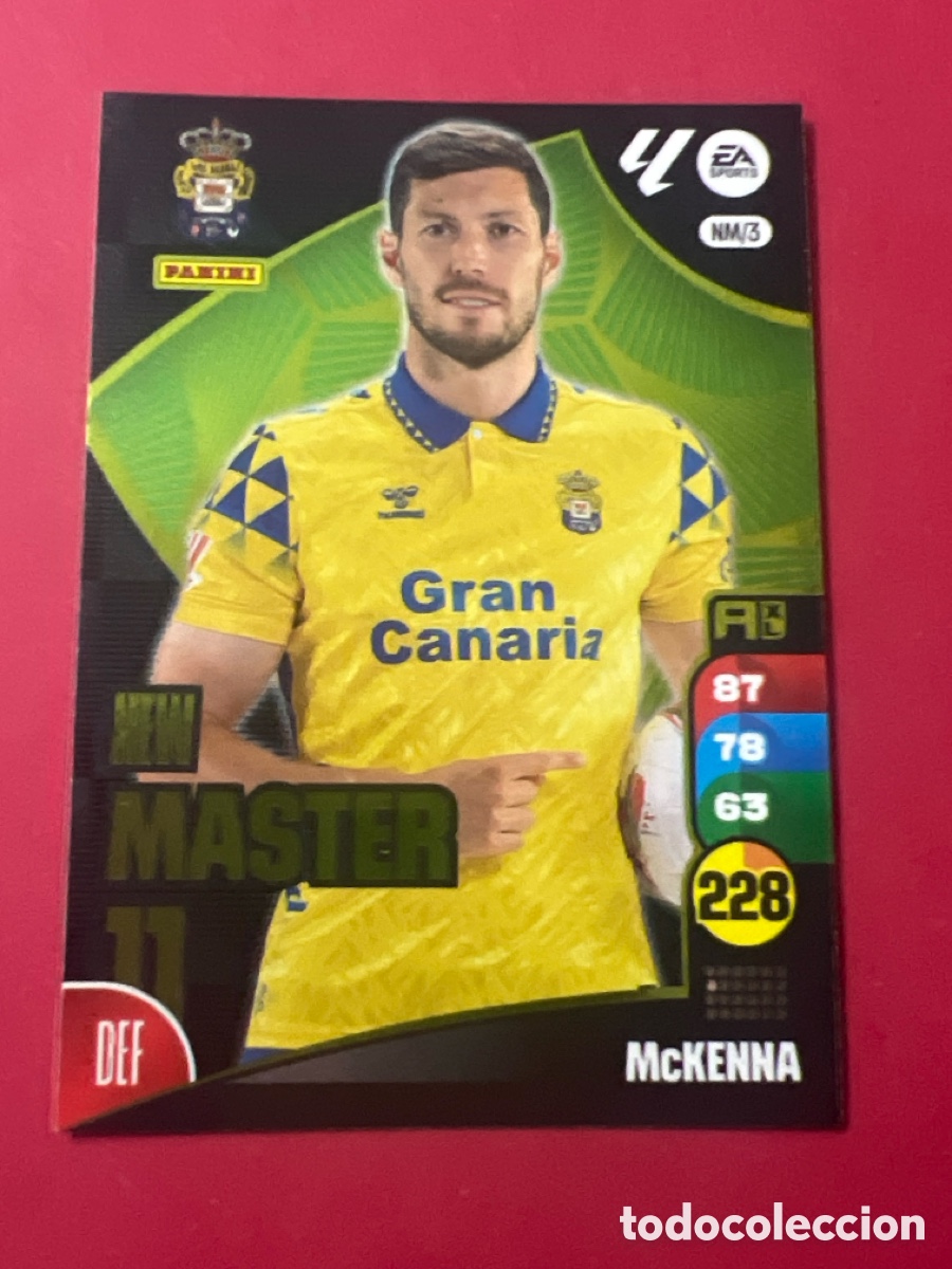 Fu&szlig;ball-Sticker: E779. NM3 MCKENNA MASTER LAS PALMAS 2024 2025 ADRENALYN XL 24 25 PANINI
