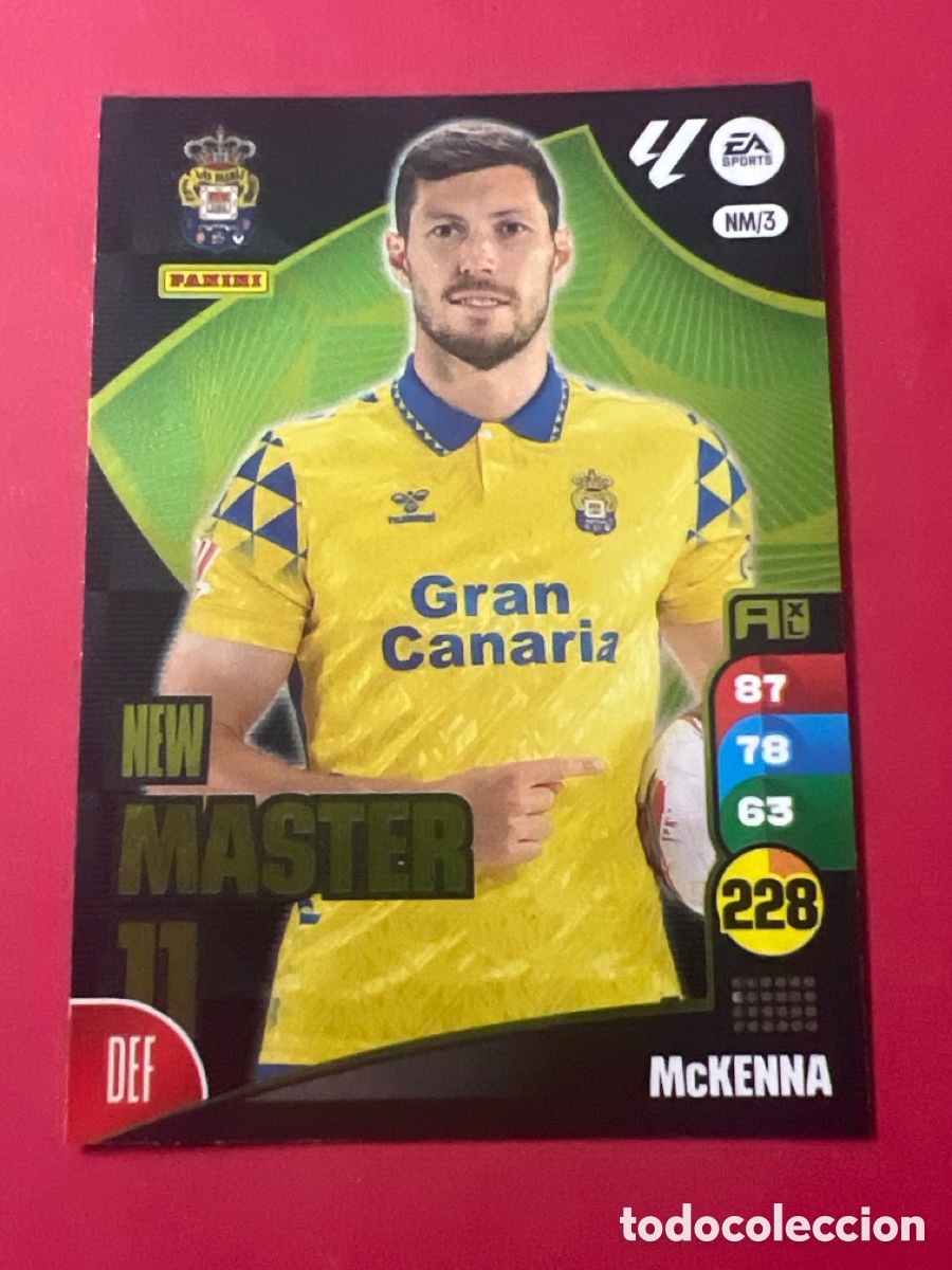 Fu&szlig;ball-Sticker: E780. NM3 MCKENNA MASTER LAS PALMAS 2024 2025 ADRENALYN XL 24 25 PANINI