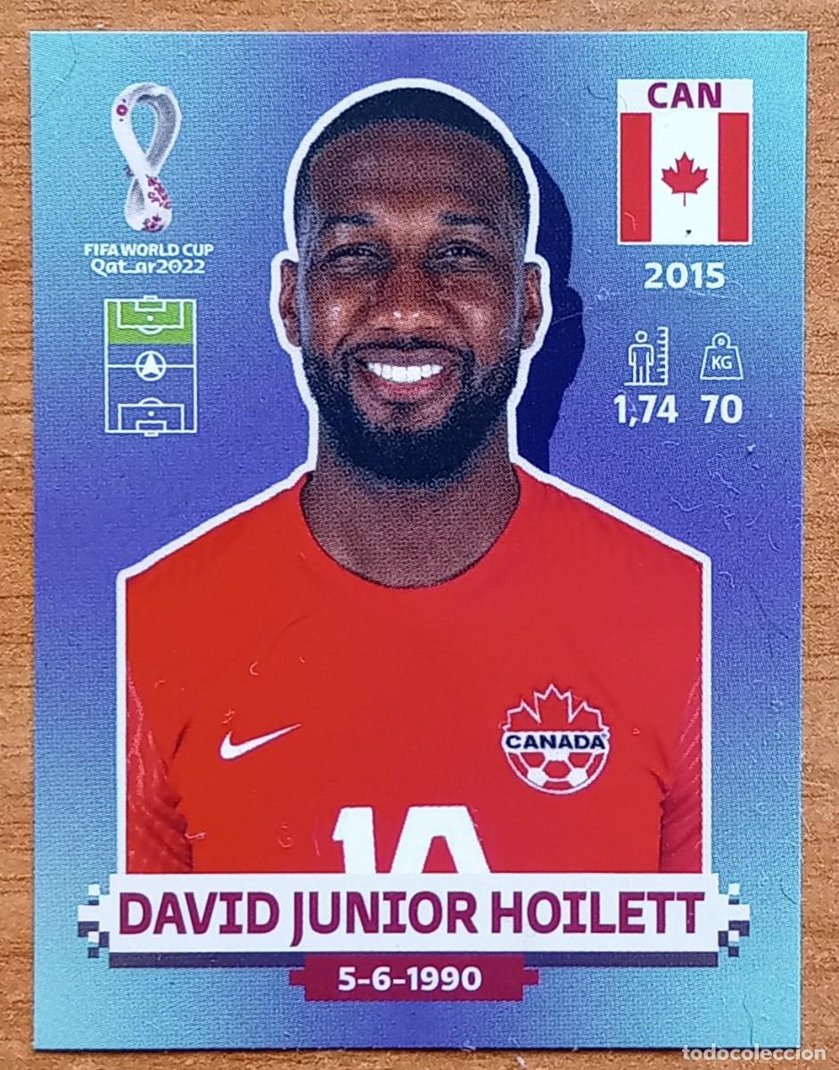 Cromos de F&uacute;tbol: Figurina World Cup Cromo Panini Mundial Qatar 2022 David Junior Hoilett Canada n CAN 19