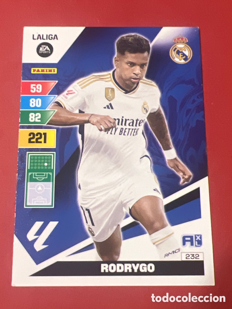 Figurine di Calcio: E835. 232 RODRYGO REAL MADRID LIGA 23-24 2023 2024 ADRENALYN XL