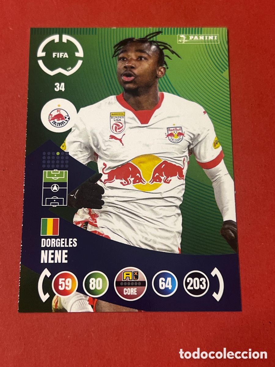 Fu&szlig;ball-Sticker: E898. 34 ADRENALYN XL 2025 - FIFA CLUB WORLD CUP - NENE / SALZBURG 34