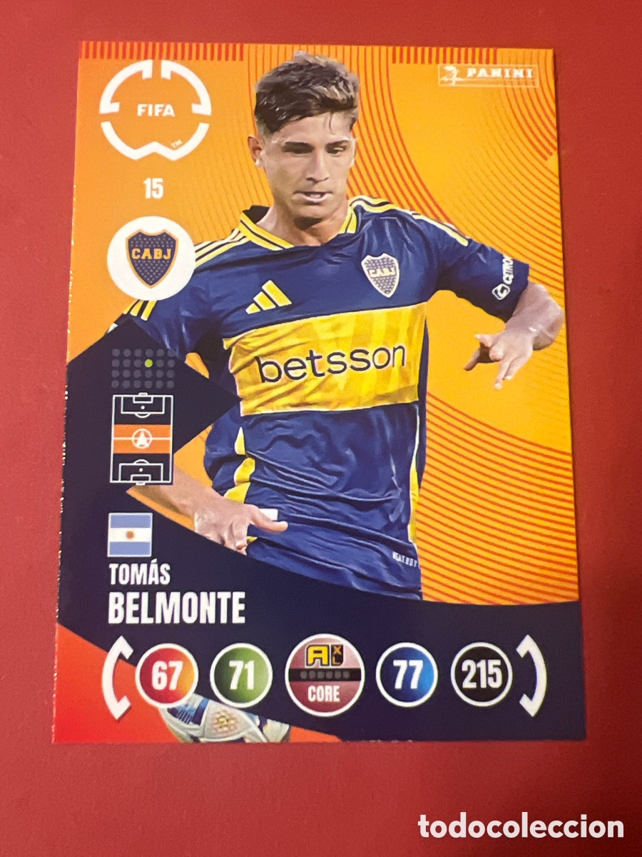 Fu&szlig;ball-Sticker: E904. ADRENALYN XL 2025 - FIFA CLUB WORLD CUP - TOMAS BELMONTE / BOCA JUNIORS 15
